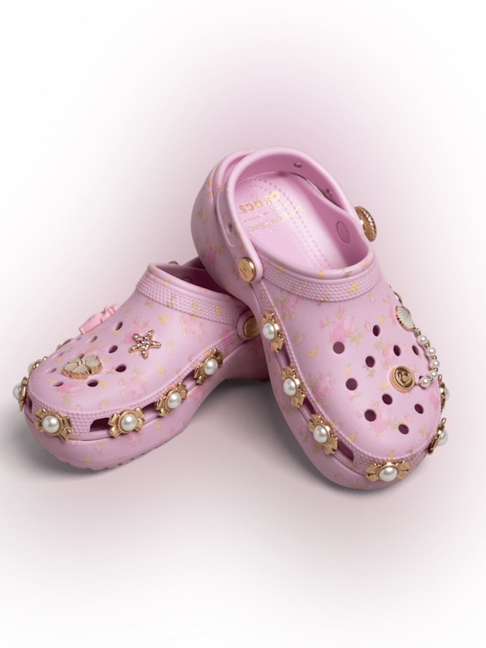 LoveShackFancy X Crocs Classic Platform Clog